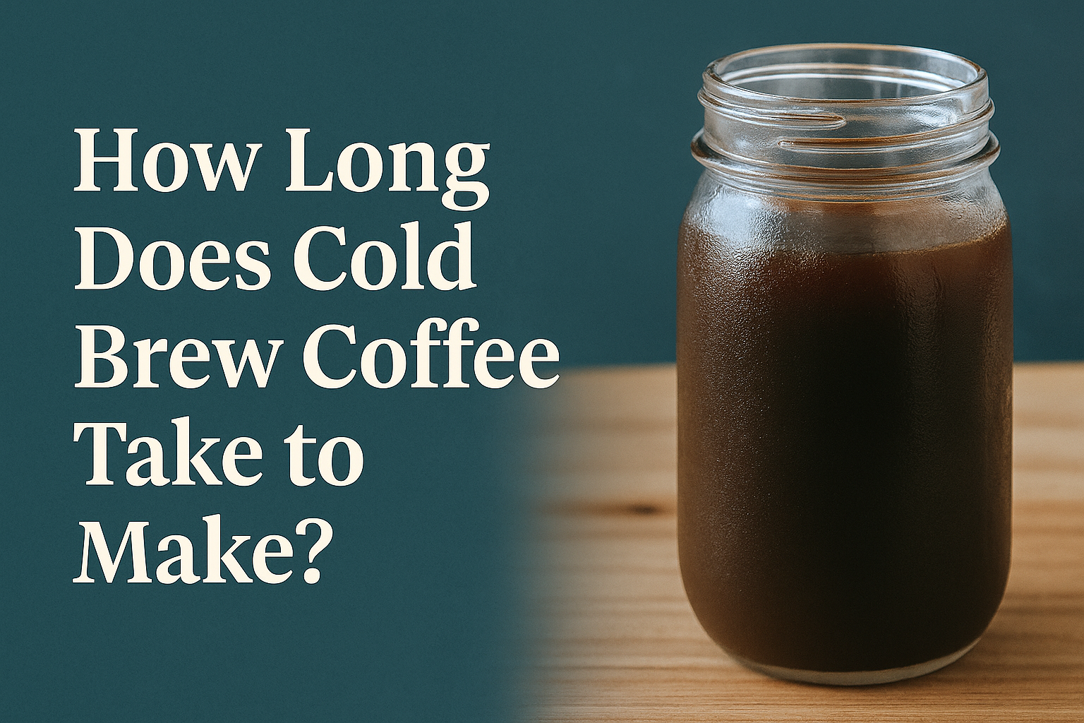 How Long Does Cold Brew Coffee Take to Make? – Five Star Coffee